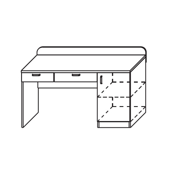 Konsola MH-1 148 x 60, h=75(85)cm